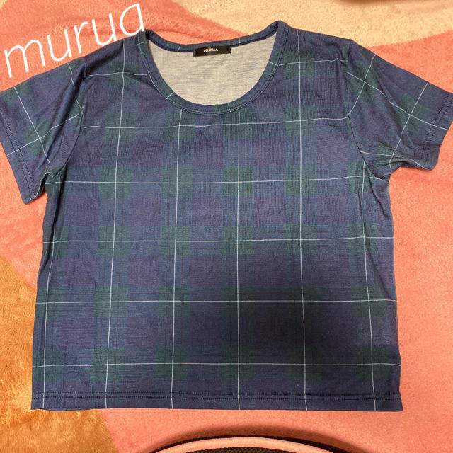 MURUA(ムルーア)の週末セール‼️　Tシャツ(半袖) チェック　murua セール レディースのトップス(Tシャツ(半袖/袖なし))の商品写真