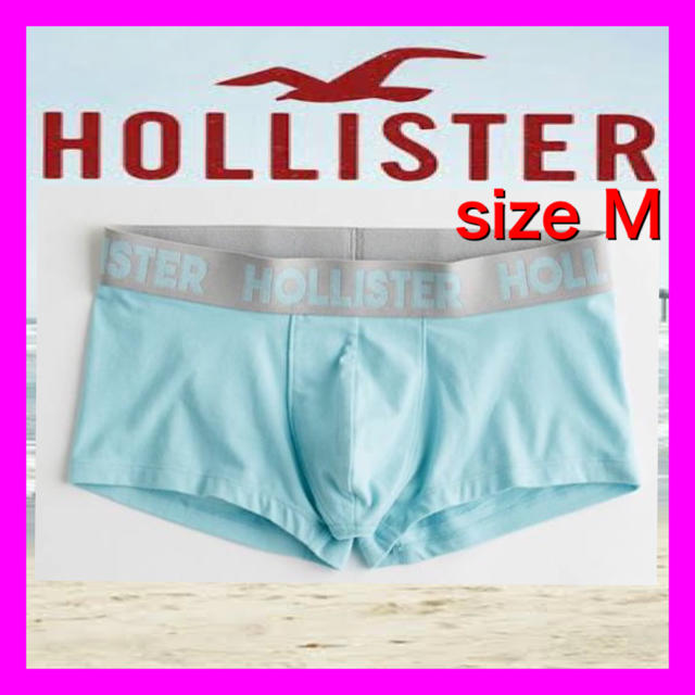 Hollister(ホリスター)の13HOLLISTER ボクサーパンツ　インナーウェア　正規品　メンズ　ロゴ　M メンズのアンダーウェア(ボクサーパンツ)の商品写真