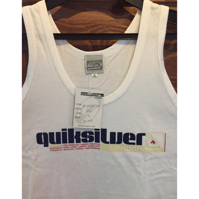 QUIKSILVER(クイックシルバー)のクイックシルバー★タンクトップ★M メンズのトップス(タンクトップ)の商品写真