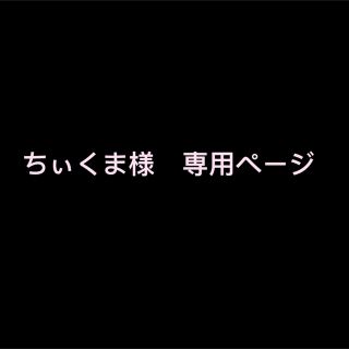 ハンター(HUNTER)のちぃくま様　専用ページ(リュック/バックパック)