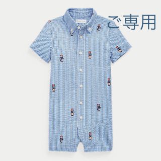 ポロラルフローレン(POLO RALPH LAUREN)の【ダッフィー様専用】Ralph Lauren シアサッカー ショートオール (ロンパース)