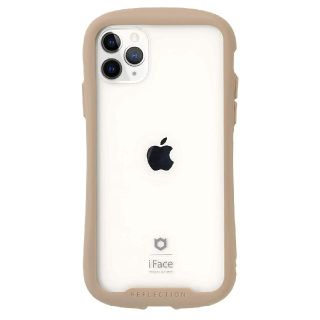 iFace クリアケース iPhone11Pro専用 ベージュ リフレクション(iPhoneケース)