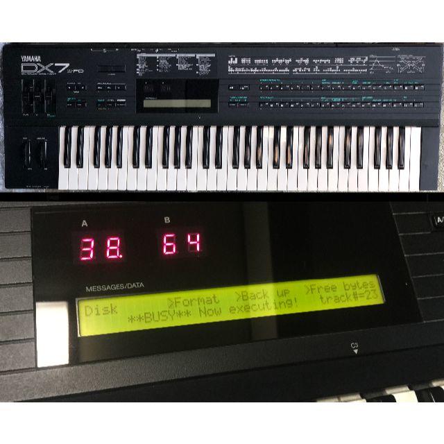 ヤマハ(ヤマハ)のYAMAHA DX7IIFD FM音源 シンセサイザー 楽器の鍵盤楽器(キーボード/シンセサイザー)の商品写真