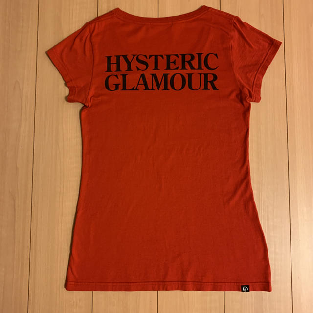 HYSTERIC GLAMOUR(ヒステリックグラマー)のヒステリックグラマー　赤Tシャツ レディースのトップス(Tシャツ(半袖/袖なし))の商品写真