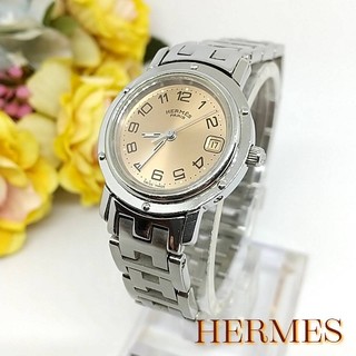 エルメス(Hermes)の良品 エルメス クリッパー CL4.210 Hロゴブレス レディース 腕時計(腕時計)