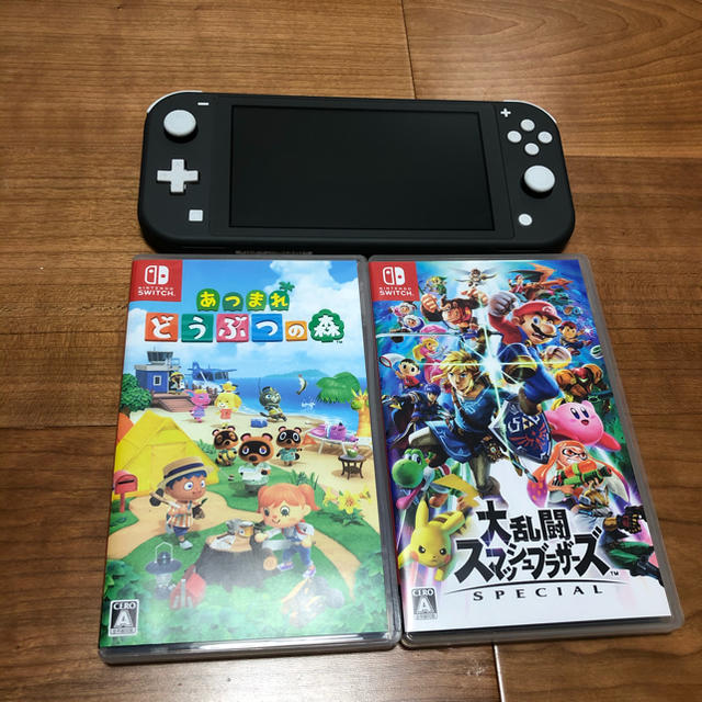 てなグッズや LITE ブルー 家庭用 SwitchLite スイッチライト （箱無し ...