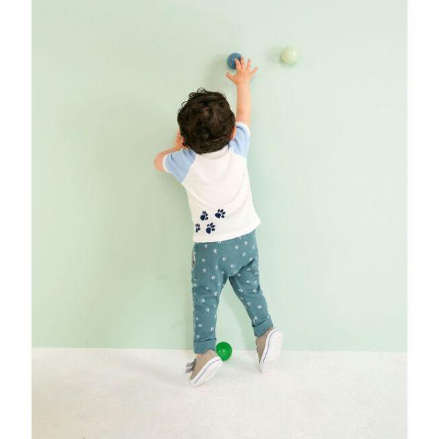 PETIT BATEAU(プチバトー)の新品未使用　プチバトー　24m プリント半袖Tシャツ　ヒョウ  キッズ/ベビー/マタニティのベビー服(~85cm)(Ｔシャツ)の商品写真