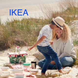 イケア(IKEA)のイケア IKEA ソマルダーグ ピクニックバスケット【新品 未使用】(バスケット/かご)