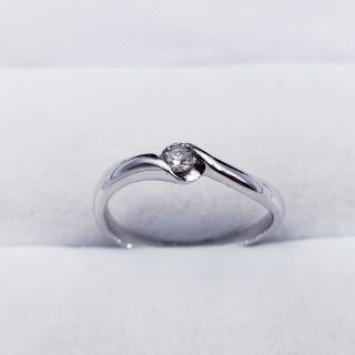 ★みこ様専用★0.10ct 18金 ダイヤモンドリング 1.8g ☆送料無料☆(リング(指輪))