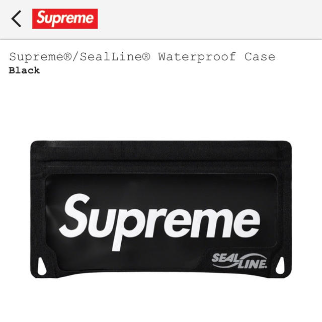 Supreme(シュプリーム)の新品 Supreme® ︎/ SealLine® Waterproof Case メンズのファッション小物(その他)の商品写真