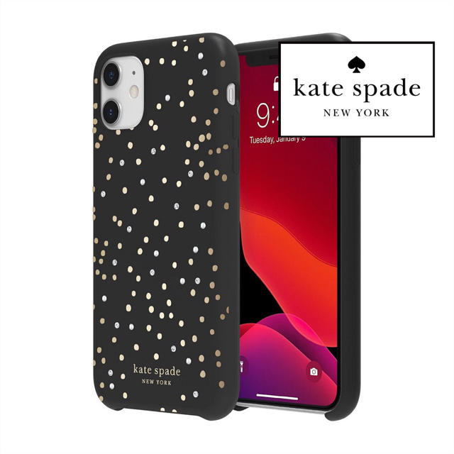 kate spade new york(ケイトスペードニューヨーク)のパール輝く✨kate spade new york クリスタルジェム&パールス スマホ/家電/カメラのスマホアクセサリー(iPhoneケース)の商品写真