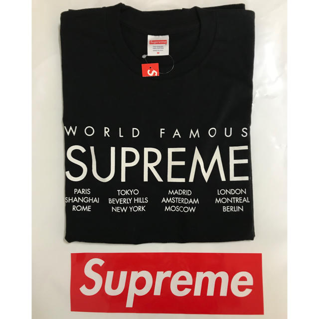 新品未使用 Supreme International Tee【L】