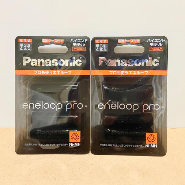 Panasonic(パナソニック)の新品未開封☆エネループ プロ 単3形8本 ハイエンドモデル BK-3HCD/4C スマホ/家電/カメラのスマートフォン/携帯電話(バッテリー/充電器)の商品写真