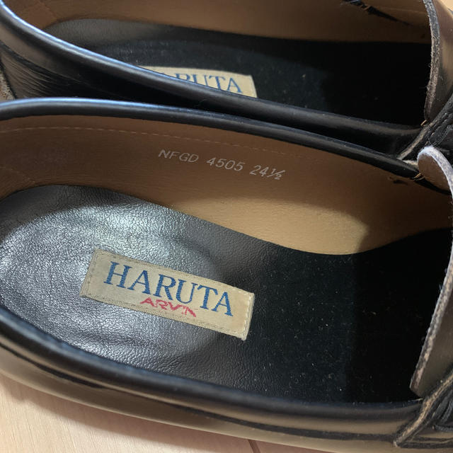 HARUTA(ハルタ)の美品　24.5 HARUTA ローファー レディースの靴/シューズ(ローファー/革靴)の商品写真