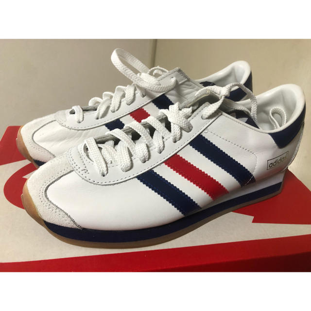 1996 日本製 adidas カントリー トリコ 25センチ 新品 カンガルー