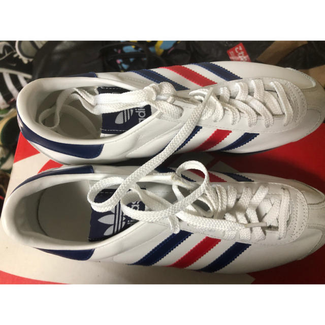 1996 日本製 adidas カントリー トリコ 25センチ 新品 カンガルー