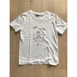 サンローラン(Saint Laurent)のSAINT LAURENT PARIS 2018 プリントＴ　ＸＳ(Tシャツ/カットソー(半袖/袖なし))