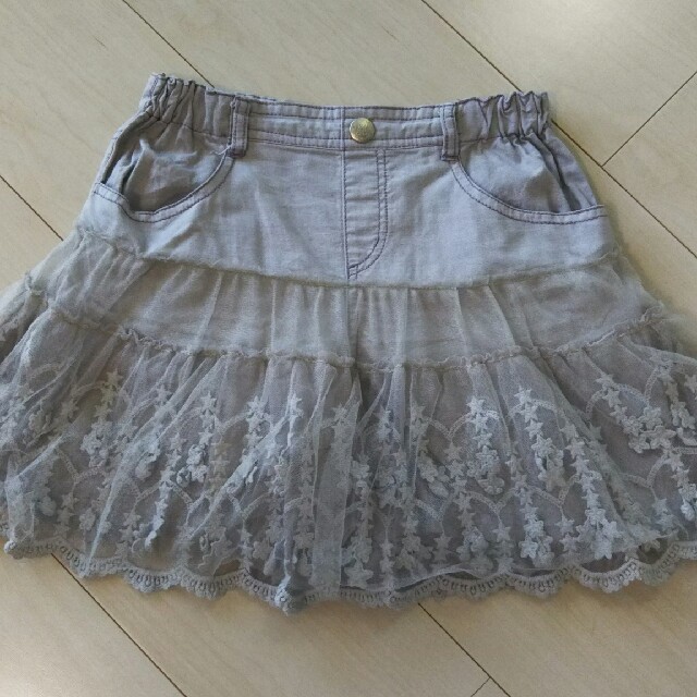 ANNA SUI mini(アナスイミニ)のアナスイ キュロットパンツ 130 キッズ/ベビー/マタニティのキッズ服女の子用(90cm~)(パンツ/スパッツ)の商品写真