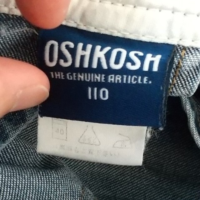 OshKosh(オシュコシュ)のOSHKOSHオーバーオール 110 キッズ/ベビー/マタニティのキッズ/ベビー/マタニティ その他(その他)の商品写真