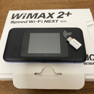 エーユー(au)の専用/aozora様　　UQ WIMAX speed WIFI Next W06(PC周辺機器)