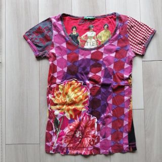 デシグアル(DESIGUAL)の◆SAKI様専用  DESIGUAL  デシグアル  ピンクTシャツ(Tシャツ(半袖/袖なし))