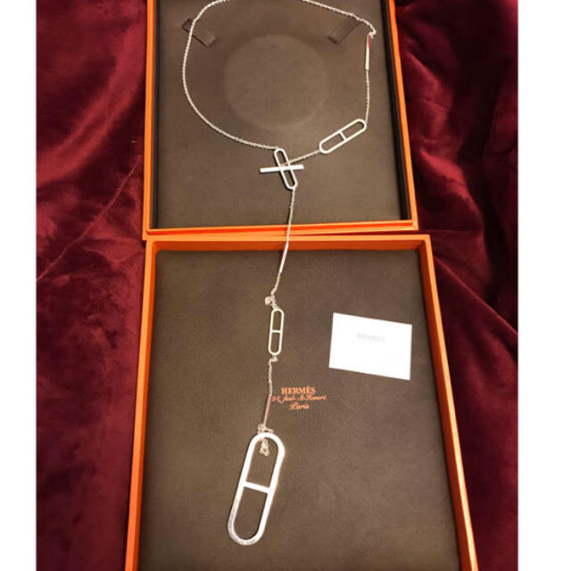 人気ブランド Hermes - エルメス シェーヌダンクル ロングネックレス