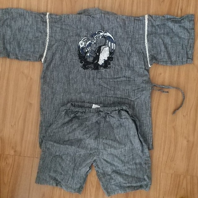 男の子 甚平 120cm キッズ/ベビー/マタニティのキッズ服男の子用(90cm~)(甚平/浴衣)の商品写真