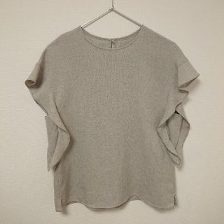 スピックアンドスパン(Spick & Span)のSpick and Span  袖フリルブラウス(シャツ/ブラウス(半袖/袖なし))