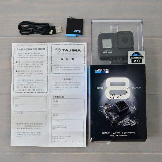 ゴープロ(GoPro)のGoPro HERO8 Black 美品(ビデオカメラ)