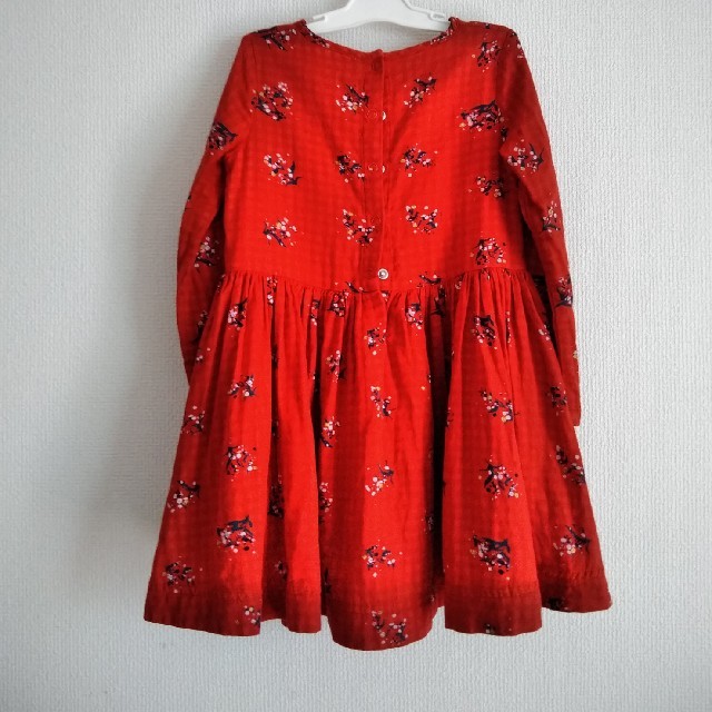 PETIT BATEAU(プチバトー)のセール　110/5ans プチバトー　花柄ワンピース キッズ/ベビー/マタニティのキッズ服女の子用(90cm~)(ワンピース)の商品写真