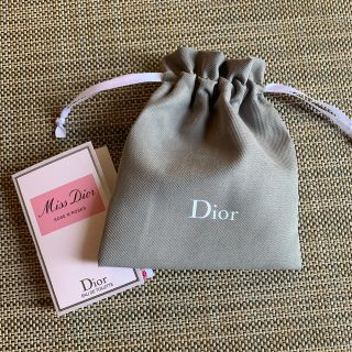 ディオール(Dior)の新品　ディオール　巾着　香水セット　ノベルティ(ノベルティグッズ)