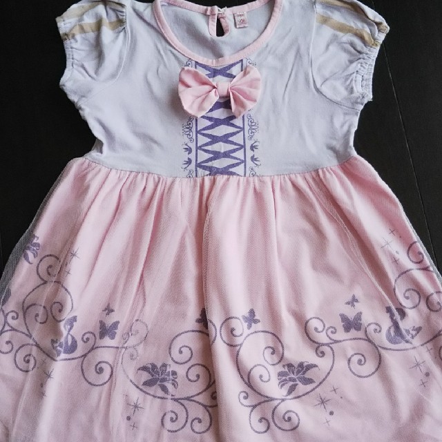 ラプンツェル ワンピース110 キッズ/ベビー/マタニティのキッズ服女の子用(90cm~)(ワンピース)の商品写真