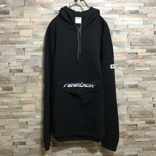 リーボック(Reebok)の新品 リーボック ハーフジップ プルオーバー スウェット パーカー(スウェット)