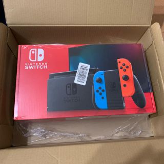 ニンテンドースイッチ(Nintendo Switch)の新品 Nintendo Switch ネオン 本体(家庭用ゲーム機本体)