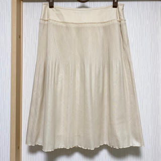 バーバリーブラックレーベル(BURBERRY BLACK LABEL)のBURBERRY  大きいサイズ　プリーツフレアースカート(ひざ丈スカート)