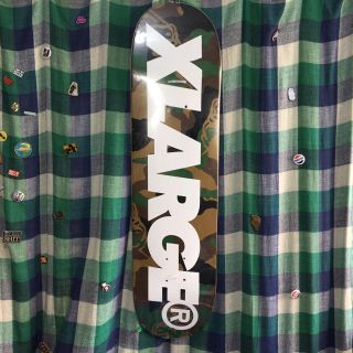 エクストララージ(XLARGE)のxlarge スケートボード デッキ インテリア 総柄 迷彩 ストリート(スケートボード)