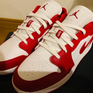 ナイキ(NIKE)のNIKE AIR JORDAN 1 low gym red / white(スニーカー)