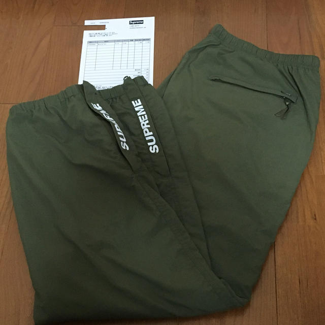 Supreme warm up pant olive キムタク着