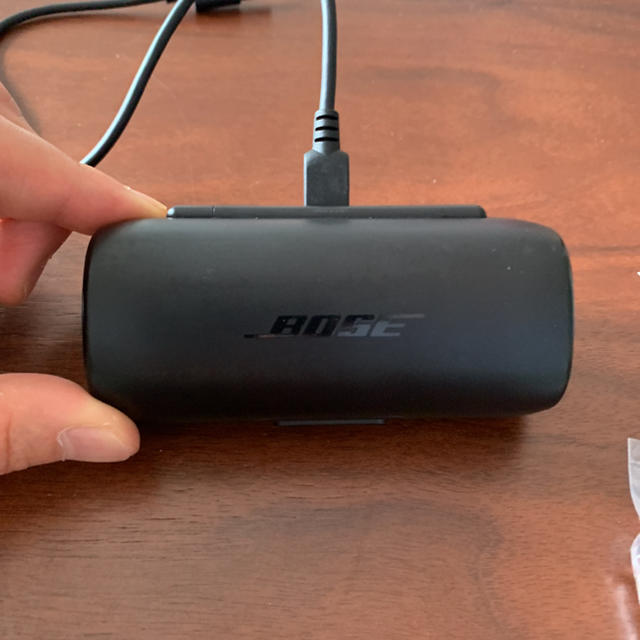 BOSE(ボーズ)のBOSE ワイヤレスイヤホン　ブラック スマホ/家電/カメラのオーディオ機器(ヘッドフォン/イヤフォン)の商品写真