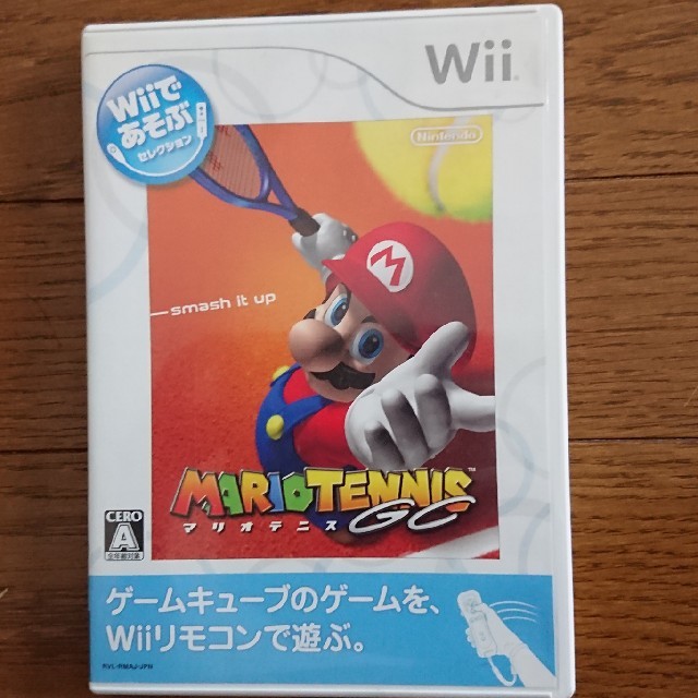 Wii(ウィー)のWiiであそぶ マリオテニスGC Wii エンタメ/ホビーのゲームソフト/ゲーム機本体(家庭用ゲームソフト)の商品写真