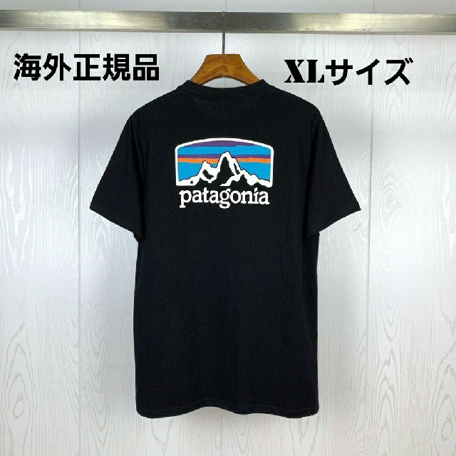 海外正規品　即日発送　patagonia　半袖Tシャツ　ブラック　XLサイズ