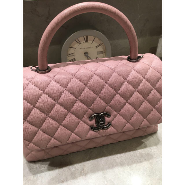 CHANEL(シャネル)の☆美品☆ 希少カラー　CHANEL ココハンドル　マトラッセ　チェーンショルダー レディースのバッグ(ハンドバッグ)の商品写真