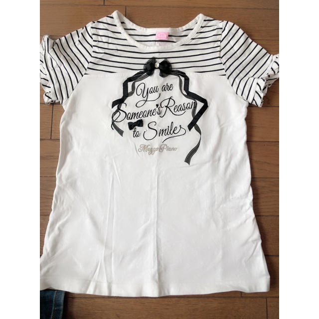 mezzo piano(メゾピアノ)のメゾピアノ　Tシャツ　140cm キッズ/ベビー/マタニティのキッズ服女の子用(90cm~)(Tシャツ/カットソー)の商品写真