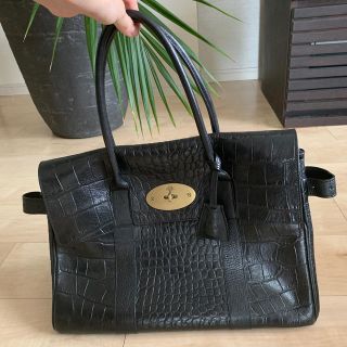 マルベリー(Mulberry)のマルベリー　ベイズウォーター　クロコ型押し(ハンドバッグ)