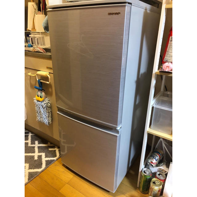 魅力的な価格 SHARP - シャープ冷蔵庫　SJ-D14F-S 【即引取希望】[ほぼ新品] 冷蔵庫