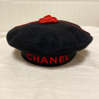 シャネル(CHANEL)のVintage CHANEL ベレー帽(ハンチング/ベレー帽)