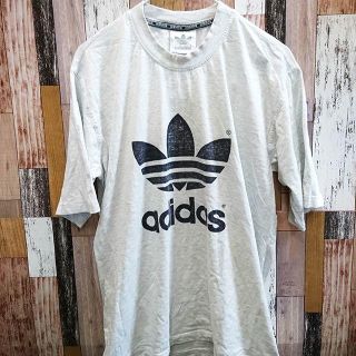 アディダス(adidas)の★adidas アディダス　Tシャツ　ビッグロゴ　80s★わ(Tシャツ/カットソー(半袖/袖なし))