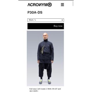 アクロアクロニウム  P30a-ds acronym サルエルパンツ　ナイキラボ(サルエルパンツ)