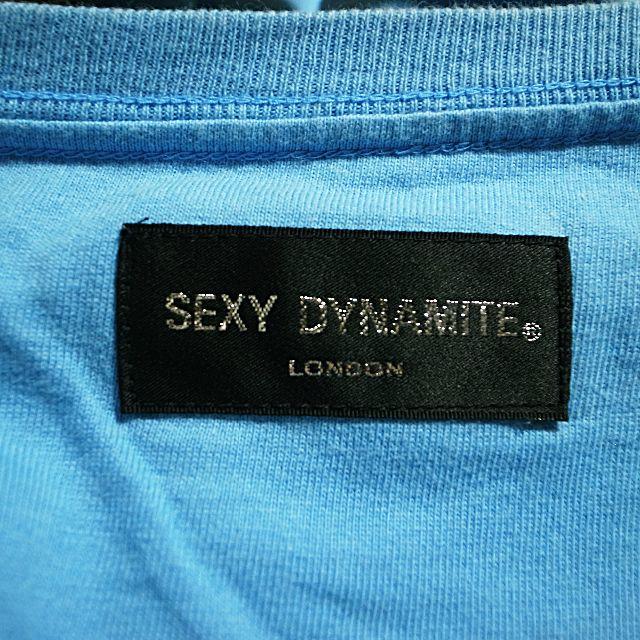 SEXY DYNAMITE(セクシーダイナマイト)のセクシーダイナマイトロンドン Tシャツ Sサイズ サックス 水色 セクダイ メンズのトップス(Tシャツ/カットソー(半袖/袖なし))の商品写真