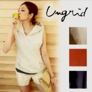 アングリッド(Ungrid)の完売❤️Ungrid ノースリーブパーカー タンク キャミ today ful(タンクトップ)